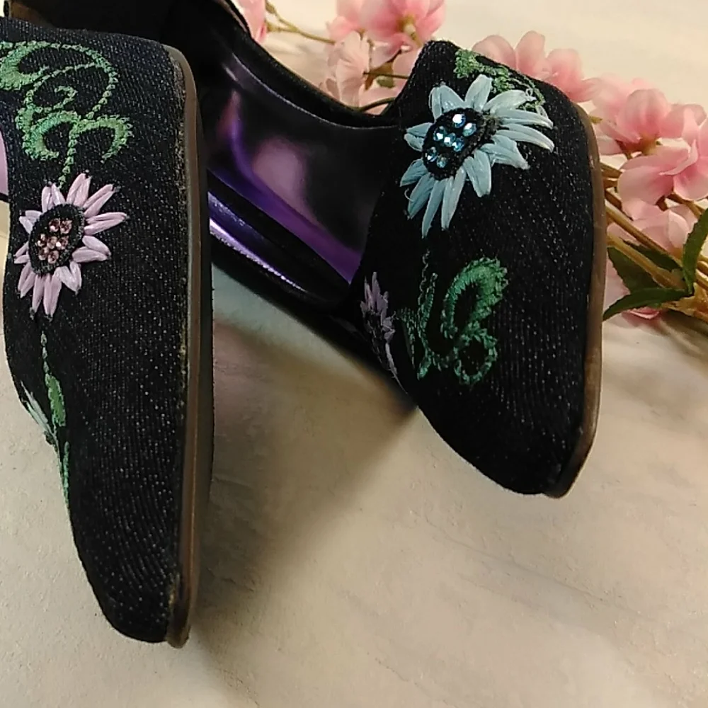 Demi heels woman's size 7.5 Festival, Boho
